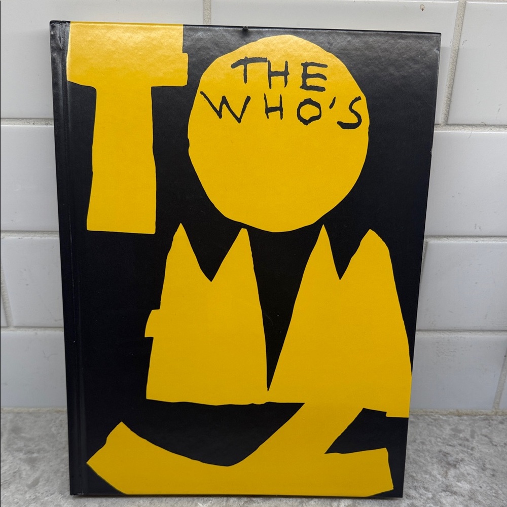 The Who's Tommy Book 1st Edition Hardcover book 1993 Pete Townshend